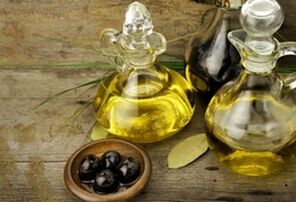 Olive oil for breast oil massage